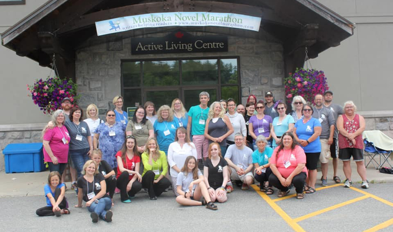 Participants of the 2019 Muskoka Novel Marathon